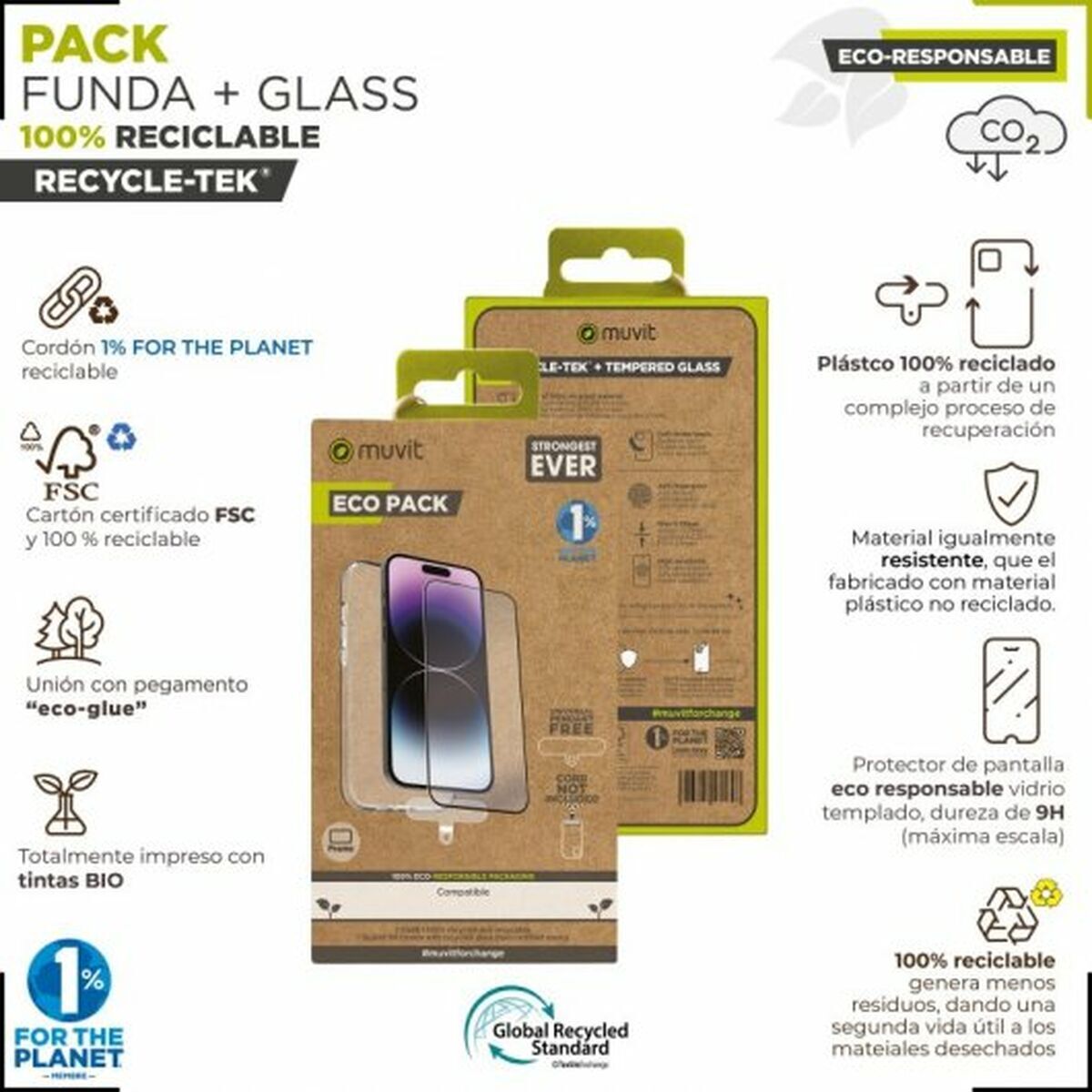 Mobile cover Muvit iPhone 15 Pro iPhone 15 iPhone 15 Pro